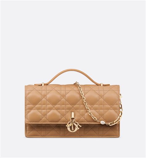 miss dior mini shoulder bag|Dior lambskin bag price.